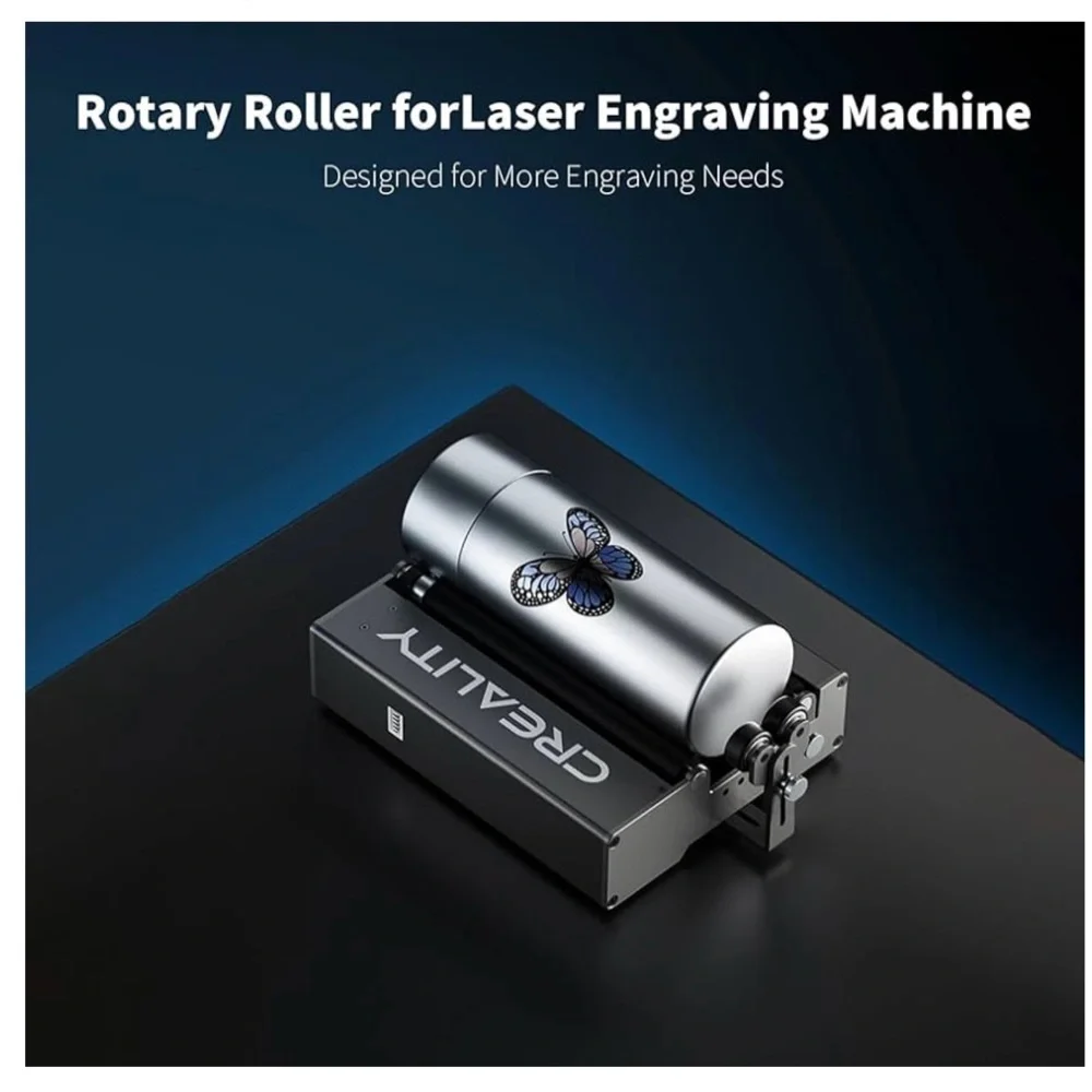 Creality Official Laser Rotary Roller, 360° Laser Engraver Y-axis Rotary Module